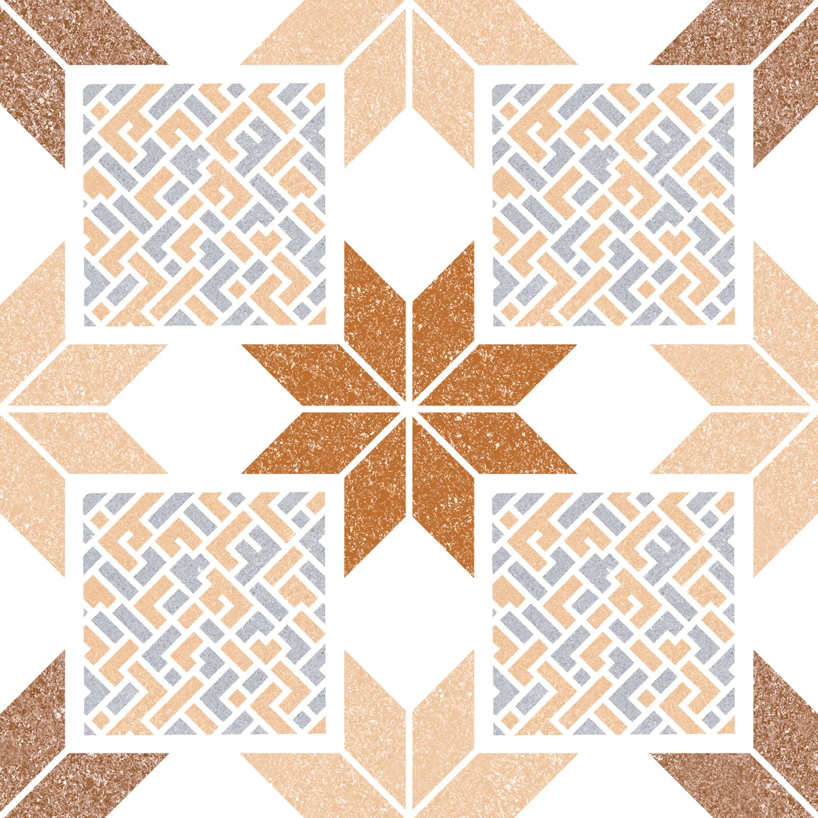 Asia Tile Raven Brown 25x25